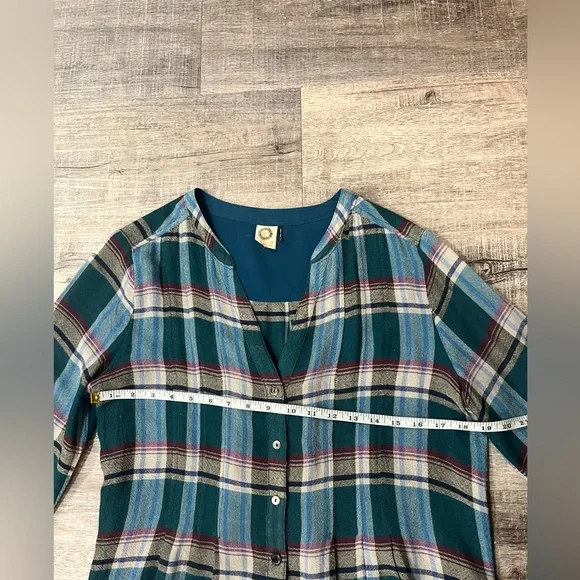 AKEMI + KIN by Anthropologie Lucie Plaid Tunic - Picture 8 of 9